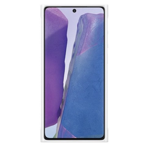 Etui na telefon Samsung Galaxy Note 20 EF-GN980CW przezroczyste białe