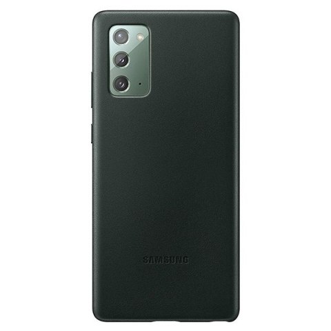 Etui na telefon Samsung Galaxy Note 20 EF-VN980LG Skórzane Zielone