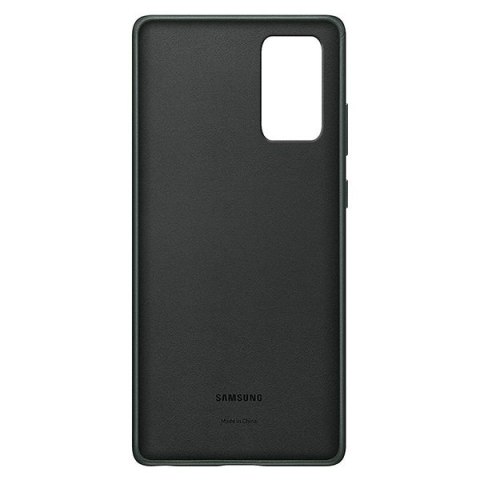 Etui na telefon Samsung Galaxy Note 20 EF-VN980LG Skórzane Zielone