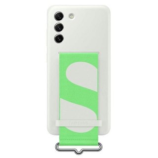 Etui Samsung Galaxy S21 EF-GG990TW biały/white Silicone Cover Strap