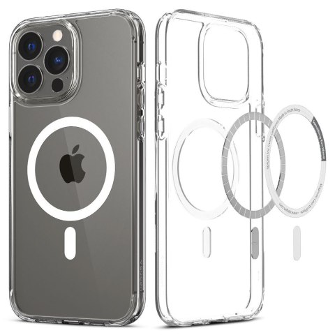 Etui na telefon iPhone 13 Pro Max Spigen Ultra Hybrid MagSafe białe