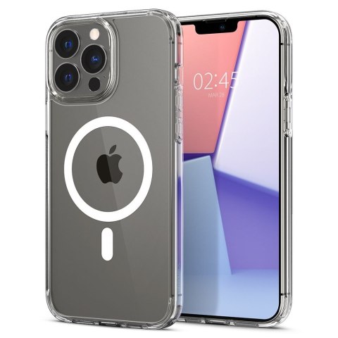 Etui na telefon iPhone 13 Pro Max Spigen Ultra Hybrid MagSafe białe