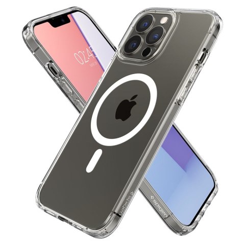 Etui na telefon iPhone 13 Pro Max Spigen Ultra Hybrid MagSafe białe