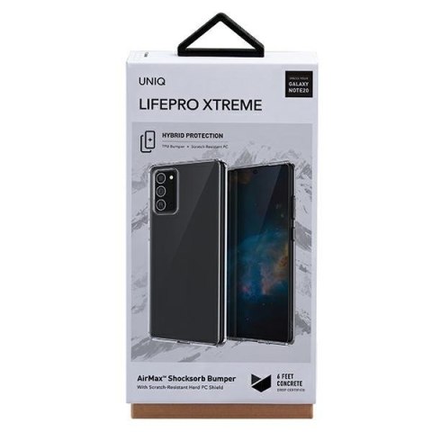 Etui na telefon Samsung Galaxy Note 20 UNIQ LifePro Xtreme przezroczyste