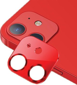 Nakładka USAMS Camera Lens Glass Apple iPhone 12 metal czerwony/red BH703JTT03