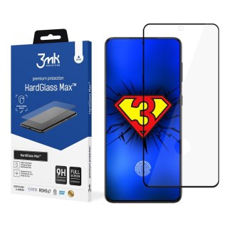 Szkło hartowane 3MK HardGlass Max Samsung Galaxy S21 Ultra czarne