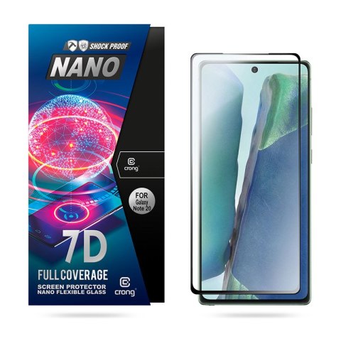 Szkło hybrydowe Crong 7D Nano Flexible Glass Samsung Galaxy Note 20