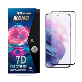 Szkło hybrydowe Crong 7D Nano Flexible Glass Samsung Galaxy S21