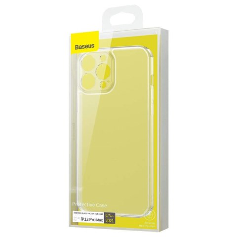 Etui na telefon iPhone 13 Pro Max Baseus Frosted Glass przezroczyste