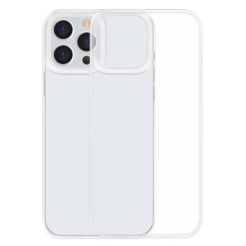 Etui na telefon iPhone 13 Pro Max Baseus Simple biały - ochrona i styl