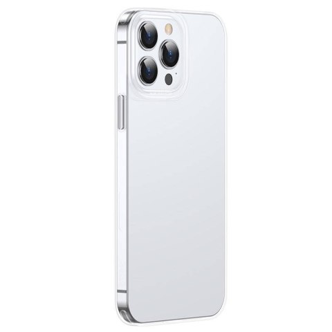 Etui na telefon iPhone 13 Pro Max Baseus Simple biały - ochrona i styl