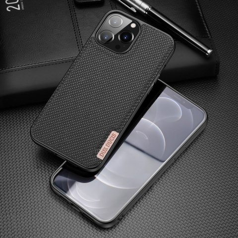 Etui na telefon iPhone 13 Pro Max Dux Ducis Fino czarny elegancki design