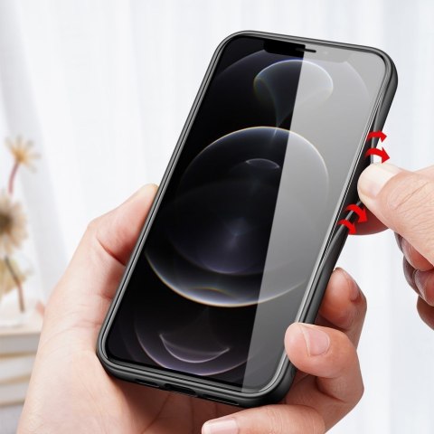 Etui na telefon iPhone 13 Pro Max Dux Ducis Fino zielony - eleganckie i trwałe