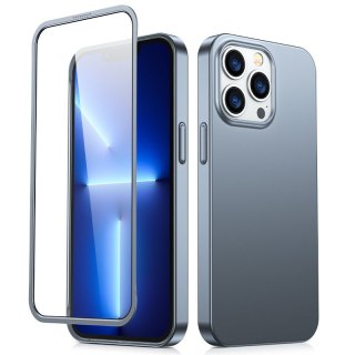 Etui na telefon iPhone 13 Pro Max Joyroom szare + szkło ochronne