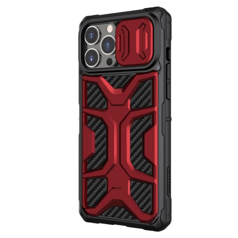 Etui na telefon iPhone 13 Pro Max Nillkin Adventurer czerwony