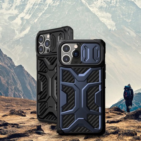 Etui na telefon iPhone 13 Pro Max Nillkin Adventurer niebieski