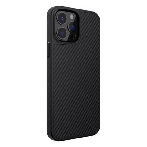 Etui na telefon iPhone 13 Pro Max Nillkin Carbon czarny - Ochrona