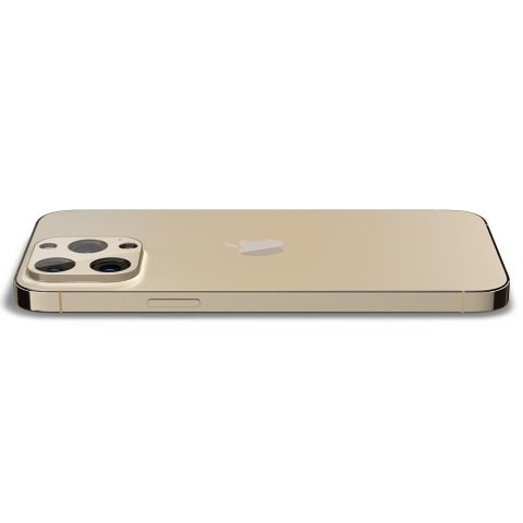 Szkło hartowane iPhone 13 Pro Max Spigen Optik Camera Lens Gold 2 PACK