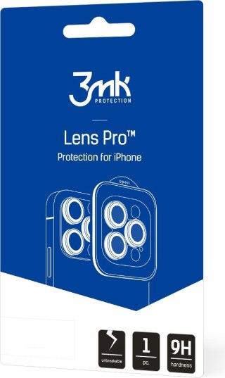 Szkło hybrydowe na obiektyw iPhone 13 Pro/13 Pro Max 3MK Lens Protection