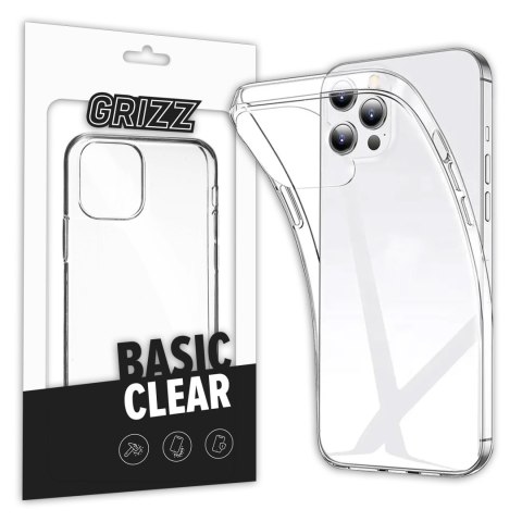 Etui na telefon iPhone 13 Pro Max GrizzGlass BasicClear przezroczyste