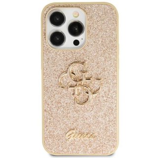 Etui Guess GUHCP13XHG4SGD Apple iPhone 13 Pro Max hardcase Glitter Script Big 4G złoty/gold