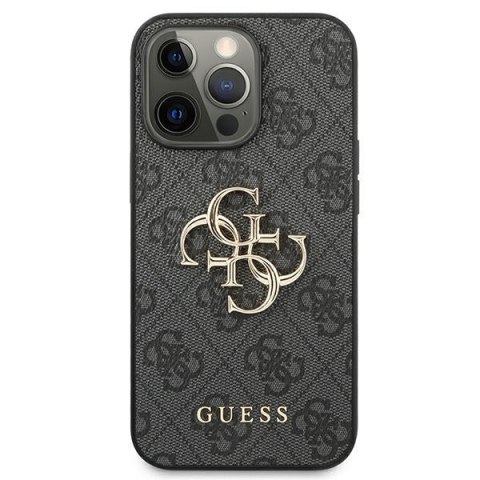 Etui na telefon iPhone 13 Pro Guess GUHCP13L4GMGGR szary hardcase