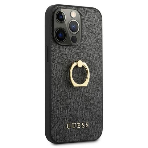 Etui na telefon iPhone 13 Pro Guess GUHCP13L4GMRGR szary hardcase 4G