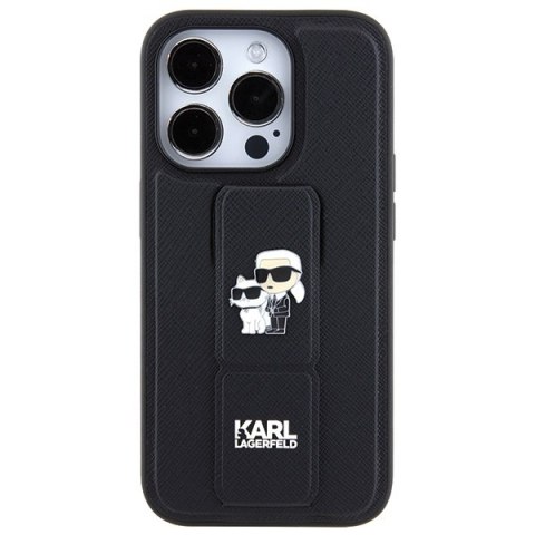 Etui na telefon iPhone 13 Pro Max Karl Lagerfeld Gripstand Saffiano