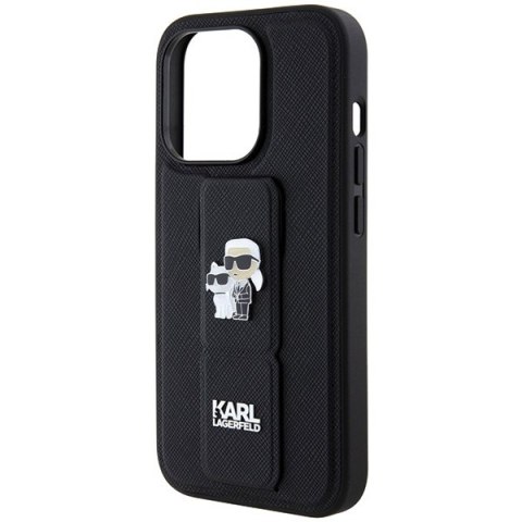 Etui na telefon iPhone 13 Pro Max Karl Lagerfeld Gripstand Saffiano