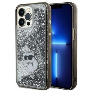 Etui na telefon iPhone 13 Pro Max Karl Lagerfeld Choupette przezroczyste