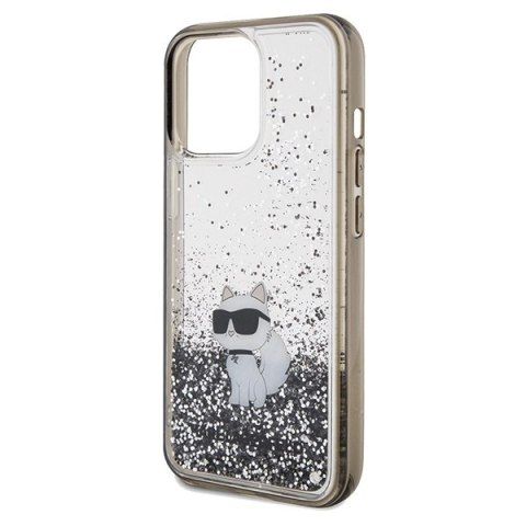 Etui na telefon iPhone 13 Pro Max Karl Lagerfeld Choupette przezroczyste