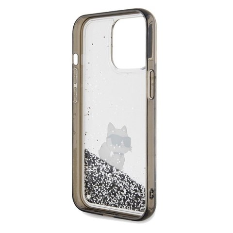 Etui na telefon iPhone 13 Pro Max Karl Lagerfeld Choupette przezroczyste