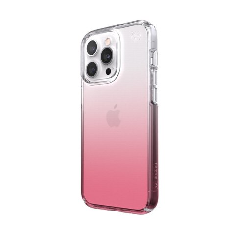 Etui iPhone 13 Pro Speck Presidio Perfect-Clear Ombre MICROBAN przezroczyste / Vintage Rose