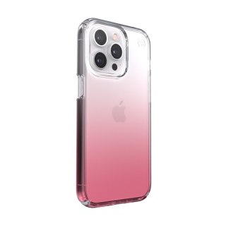 Etui iPhone 13 Pro Speck Presidio Perfect-Clear Ombre MICROBAN przezroczyste / Vintage Rose