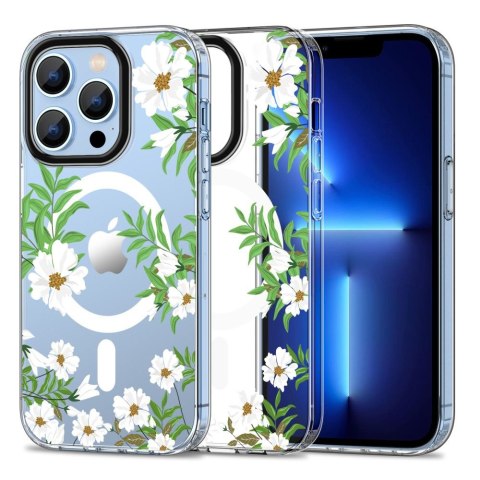 Etui na telefon iPhone 13 Pro Max Tech-Protect MagMood MagSafe Daisy