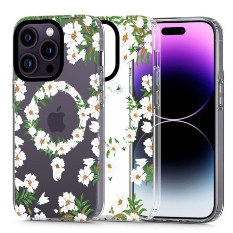 Etui na telefon iPhone 13 Pro Max Tech-Protect MagMood MagSafe Daisy