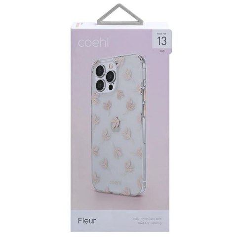 Etui na telefon iPhone 13 Pro UNIQ Coehl Fleur różowy blush pink