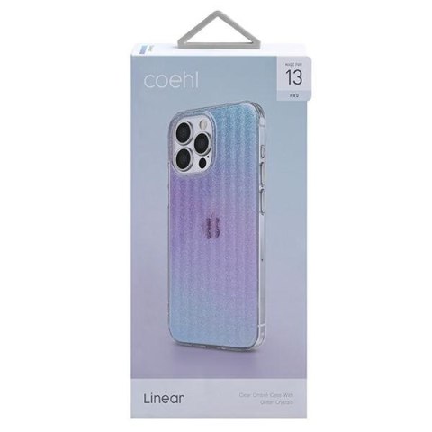 Etui na telefon iPhone 13 Pro UNIQ Coehl Linear stardust - stylowe i trwałe