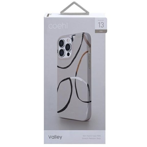 Etui na telefon iPhone 13 Pro UNIQ Coehl Valley piaskowy soft sand