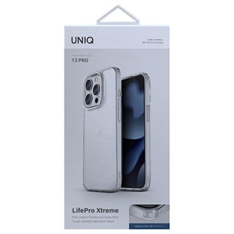 Etui na telefon iPhone 13 Pro UNIQ LifePro Xtreme przezroczyste