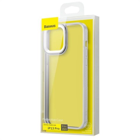 Etui iPhone 13 Pro Baseus Crystal szary