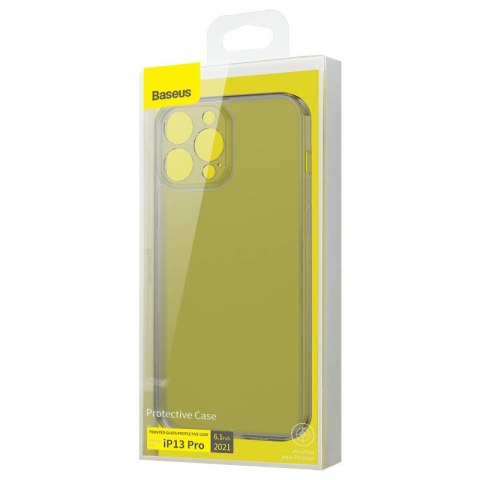 Etui iPhone 13 Pro Baseus Frosted Glass czarny