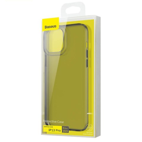 Etui na telefon iPhone 13 Pro Baseus Simple szary - elegancka ochrona