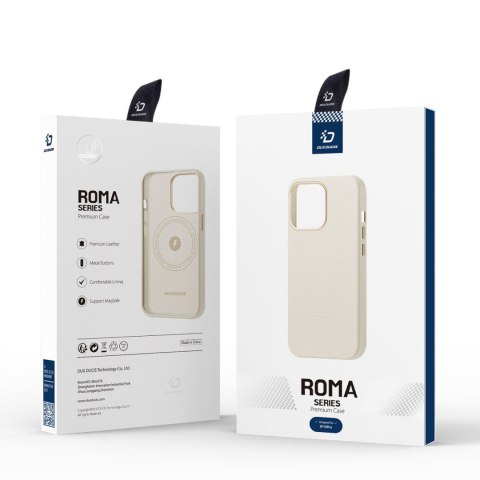 Etui Dux Ducis Roma Apple iPhone 13 Pro biały