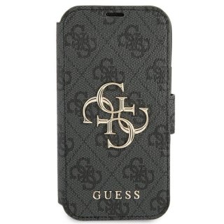 Etui na telefon iPhone 13 Pro Guess GUBKP13L4GMGGR szary book 4G