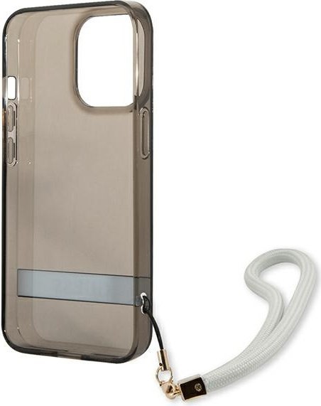 Etui na telefon iPhone 13 Pro Guess GUHCP13LHTSGSK czarny hardcase