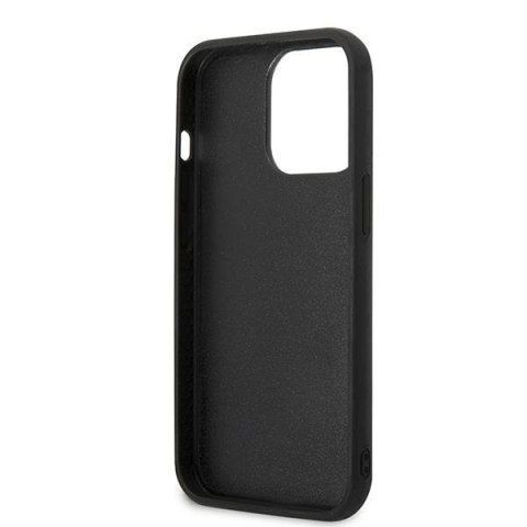 Etui na telefon iPhone 13 Pro Karl Lagerfeld czarne Ikonik Patch