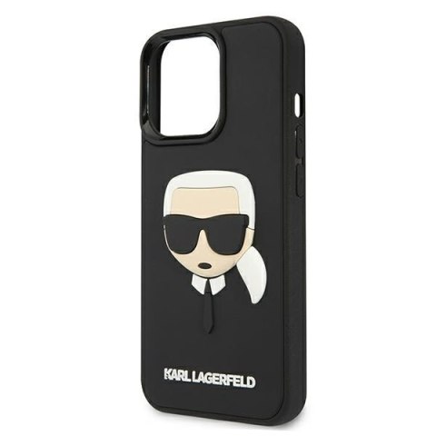 Etui na telefon iPhone 13 Pro Karl Lagerfeld 3D Rubber Karl's Head