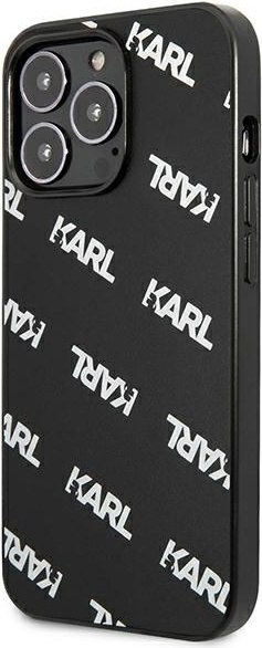 Etui na telefon iPhone 13 Pro Karl Lagerfeld czarne Allover