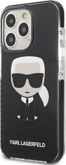 Etui na telefon iPhone 13 Pro Karl Lagerfeld czarne Iconik Karl